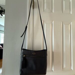 Kate Spade Black Leather Crossbody Bag